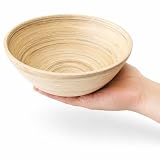 com-four® 4 Okragle Miski Bambusowe Ø 17 cm