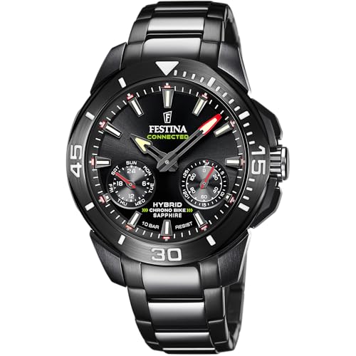 Festina Montre Connected boîtier en verre saphir et finitions premium