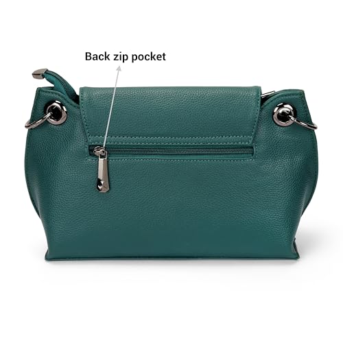 Image of Mochi Women Casual Faux leather Soft Body Magnet closure Solid Sling Bag