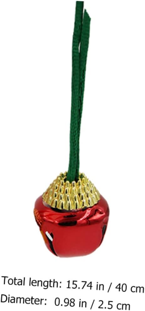 Ornaments Bells Exquisite Necklace for Women Christmas Jingle Bell Pendant