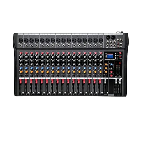 Controlador de DJ Grabación de escenario de computadora de mezclador de audio profesional USB Tarjeta de sonido Bluetooth DJ Modelo CT-60 CT-80 CT-120 CT-160 6 8 12 16 Canal Para luces de DJ, luces pa