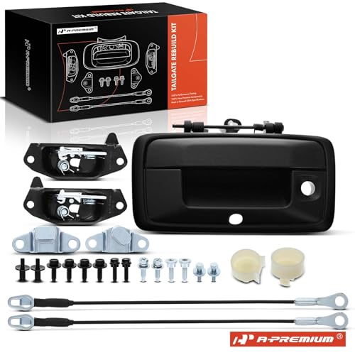 A-Premium 23-PC Tailgate Hardware Rebuild Kit with Bolts Compatible with Chevrolet Colorado 2016-2017 & GMC Canyon 2016-2017, Tailgate Parts Handle Bezel Latch Hinge Cable Bushing -  PremiumpartsWhosale, APTARK072