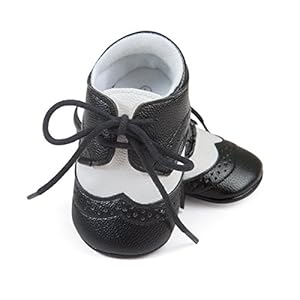 Infant Baby Boys’ Shoes PU Sneakers Black Size US 5