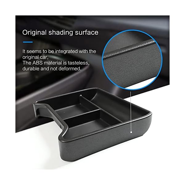 Lifdzuft Auto Mittelkonsole Aufbewahrungsbox Aufbewahrungsbox Konsole Aufbewahrungsbox Tablett kompatibel mit ID 4 – Bild 8