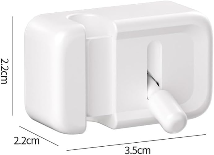 10Pack Desktop Cable Holder with Lever Switch and Nail Attachment for Organizing Electronic Wires and Charging Cords Below 6mm