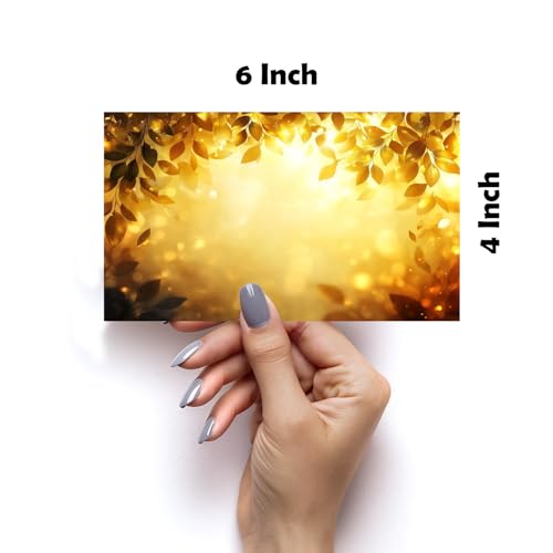 Image of SiddArtify Golden Floral Wall Art Prints Set - Botanical Poster Decor for Living Room Bedroom Office - Set of 2-4x6 Inch - Board (Pack of 6) - Sticker (Pack of 6)