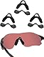 Acefrog 3 Paar verbesserte Nasenpads für Oakley EV Zero Path OO9308, EV Zero Pitch OO9383 OO9388, EV Zero Range OO9327 OO9337, EV Zero Series Sonnenbrille, Push-in-Nasenstück-Ersatz, schwarz,