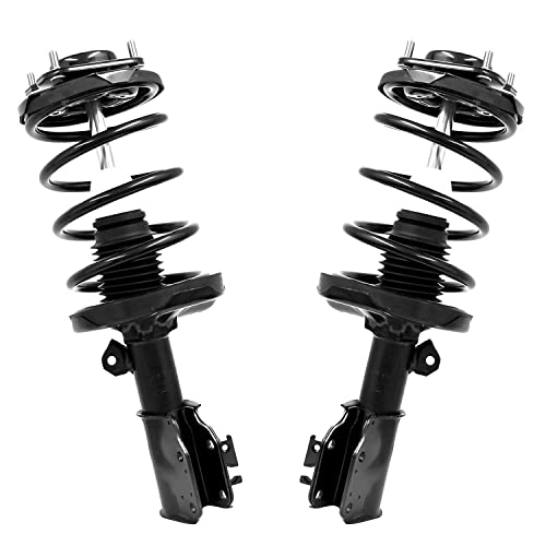 Image of Detroit Axle - 8pc Struts Sway Bars for 2002-2003 Mazda Protege5, Front and Rear Struts & Coil Spring Stabilizer Sway Bar Links Replacement Suspension Kit