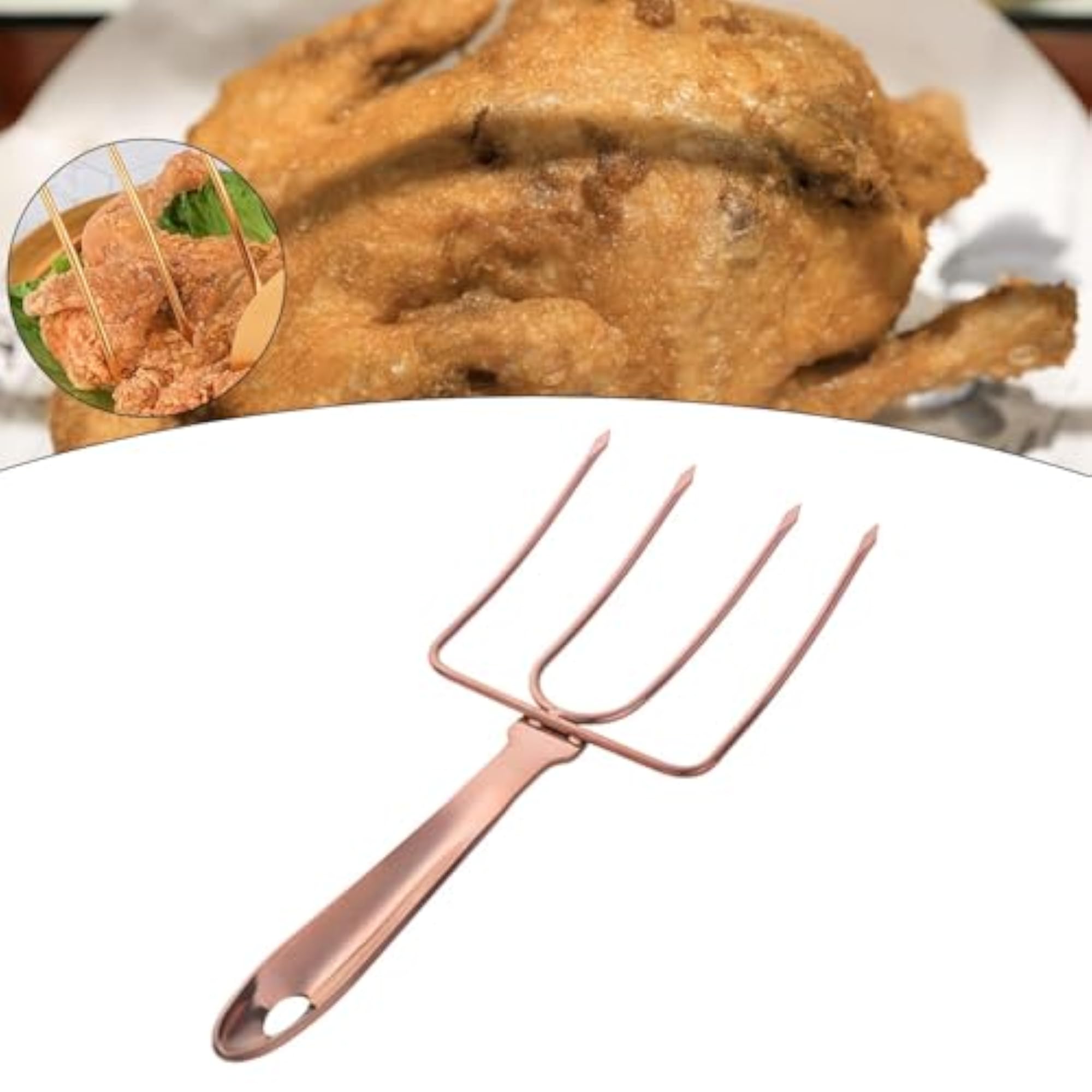 Stainless Steel Turkey Fork Roaster Poultry Fork