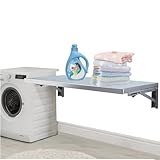 Photo Gallery bgbzhmmee tavolo pieghevole da parete, tavolo pieghevole in acciaio inox per piccoli spazi, banco da lavoro pieghevole con ripiani da cucina, per lavanderia, casa, ufficio(40x20cm/16x8in) Photo Gallery bgbzhmmee tavolo pieghevole da parete, tavolo pieghevole in acciaio inox per piccoli spazi, banco da lavoro pieghevole con ripiani da cucina, per lavanderia, casa, ufficio(40x20cm/16x8in)
