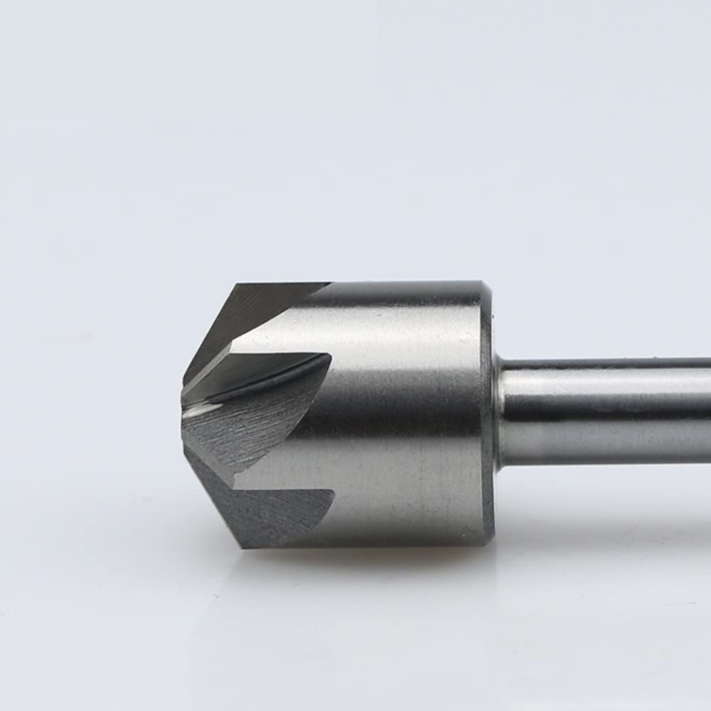 6-50mm 6/8 Flute 60/90/120 Degree Chamfer Countersink Drill Bits(6/8/10/12.5/14/16/18/20/22/25/30/32/35/40/45/50mm) (Color : 30mm(90 Degree))