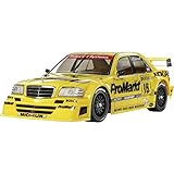 Detaillierte Nachbildung: Karosserie aus Polycarbonat, nachgebildet dem Original Mercedes Benz C-Klasse DTM Modell aus der Saison 1994 im Maßstab 1:10.