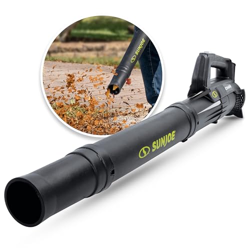 Sun Joe 24-Volt Cordless Compact Turbine Leaf Blower, 100 MPH Air Speed, 280 CFM Airflow 24V-TB-CT