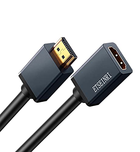 HDMI Verlängerungskabel, Etseinri HDMI 2.0 Female to Male Kabel 18Gbps Ultra HD 4K 3D Support Kompatibel with TV Stick, PS4, PS3, Xbox, Laptop Cover