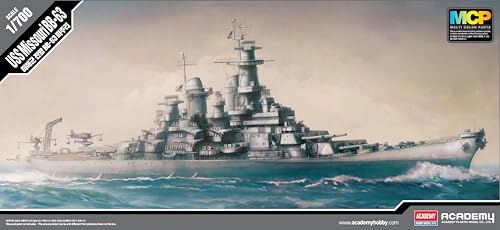 USS Missouri BB-63 MCP Academy 1:700 modèle réduit de navire de ligne américain