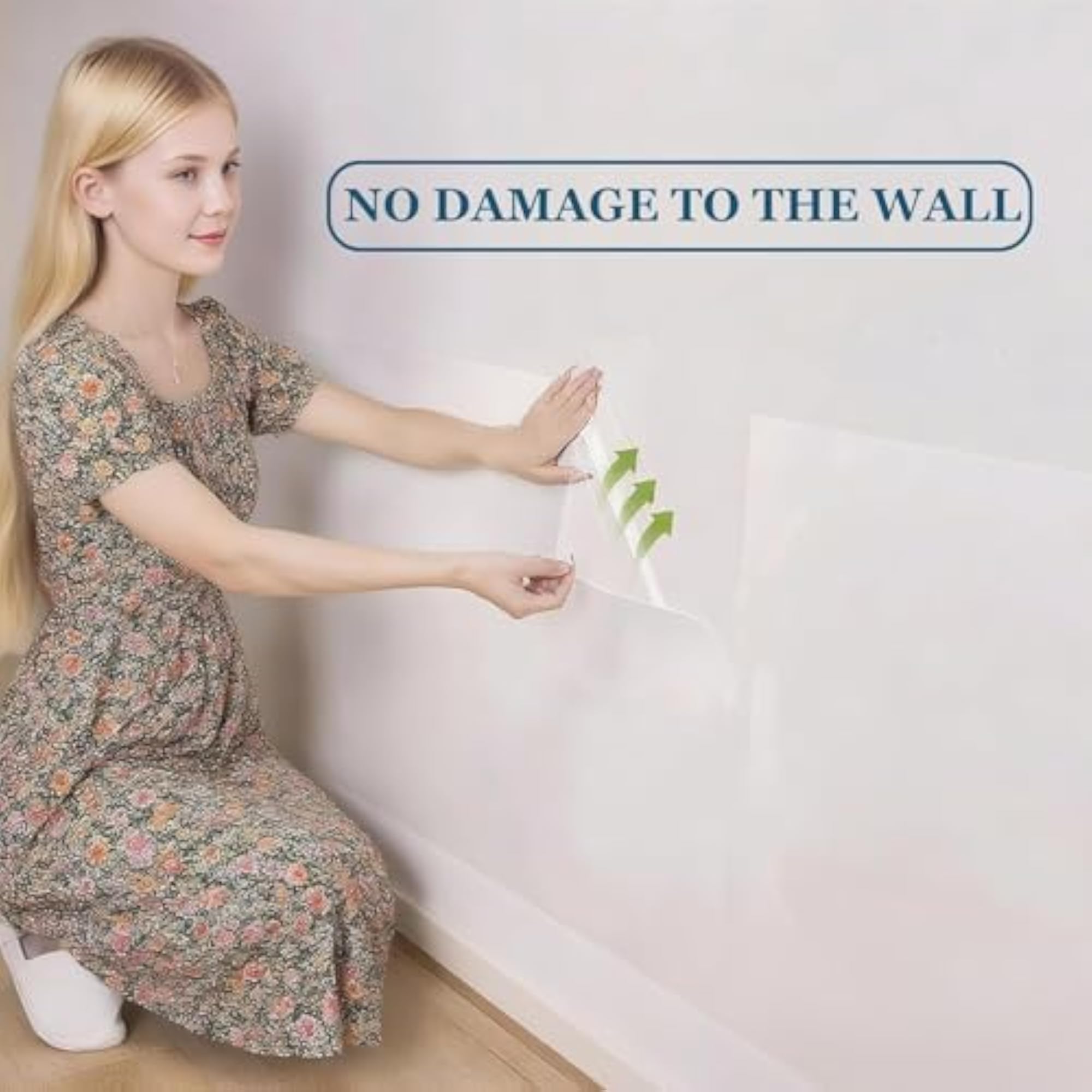 Clear PVC Wallpaper, Transparent Glossy Finish