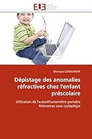 Dépistage Des Anomalies Réfractives Chez l''enfant Préscolaire 6131534454 Book Cover