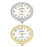 ♥Hochwertige Ringuhr♥ Damen Fingeruhr mit seiner Kombination aus Musschel ovalem Metallgehäuse und Metallband strahlt beeindruckende Eleganz aus. Der Legierung Ring ist sehr komfortabel und verschleißfest, einstellbar auf alle Finger Größen. Es ist nicht nur eine Uhr, um Ihre Zeit zu überprüfen, sondern auch ein neuer Ring, der zu Ihren täglichen Outfits passt.