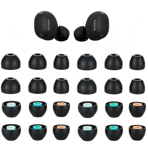 �����p�V���R���C���[�`�b�v Sony WF-1000XM6/WF-1000XM5/WF-1000XM4�AS/M/L �V���R���C���z���`�b�v 12�y�A�A�u���b�N 5263B12P