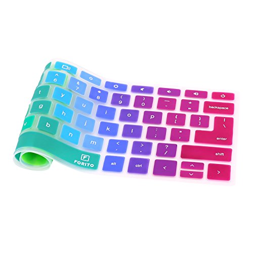 Keyboard Cover Compatible with Acer 11.6 C740 C720 C720P Chromebook /Acer Chromebook 11.6 CB3-111 /Acer 13.3 Chromebook?C810 CB5-311 (Rainbow)
