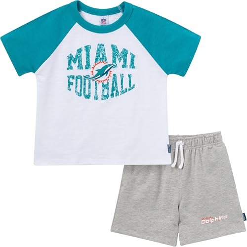 Image of Gerber NFL unisex-baby Nfl Team T-shirt and Shorts Set