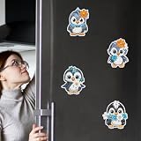 Fiorky 6 szt. Magnesy do malowania diamentami Wiosenny magnes artystyczny Diament zwierzęcy Art Magnes na lodówkę Diamentowe malowanie Magnes na lodówkę Diamentowe naklejki malarskie dla dorosłych Dek
