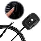 Fonction SPST ON/OFF Interrupteur unipolaire marche/arrêt avec performance de commutation fiable, idéal pour commander des barres lumineuses LED, un éclairage additionnel ou d’autres appareils électriques.