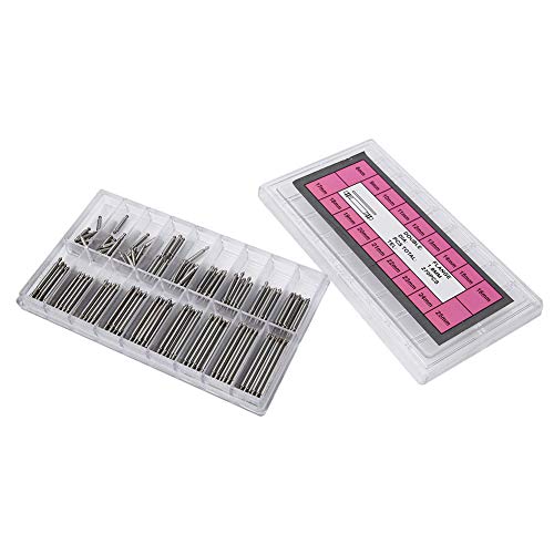 Watch Band Pins, Trap Link Pins Watch Spring Bar, 1.8mm Repair Accessory Super Durable 270pcs/ Box for Wacth Repair Busniess Use Home Use Watchmakers