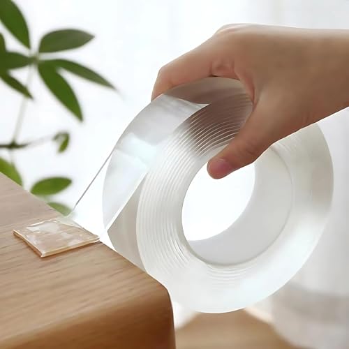 Super Fita Mágica Nano Adesiva Dupla Face Transparente Extra Forte Lavável 3M