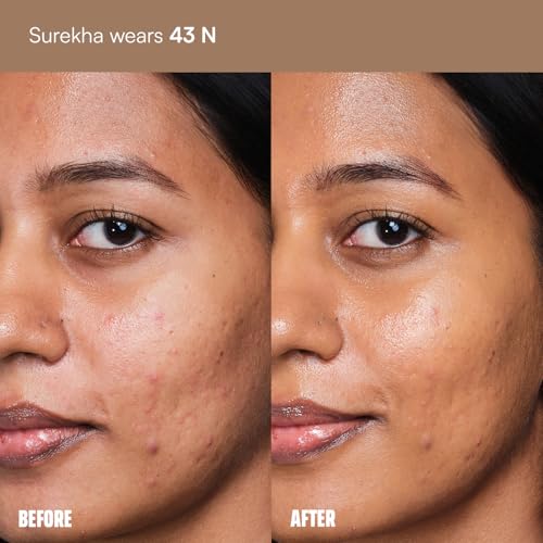 Image of FAE Beauty Face Card 4-in-1 Super Serum Skin Tint | Hydrates, Primes, Provides Coverage & Protects with SPF | Lightweight, Dewy Finish | 30 Shades for Indian Skin Tones | Shade - 43N - Neutral