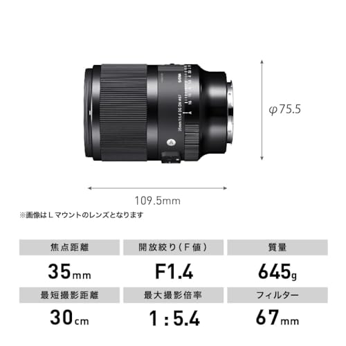 Sigma 35mm f/1.4 DG DN Art
