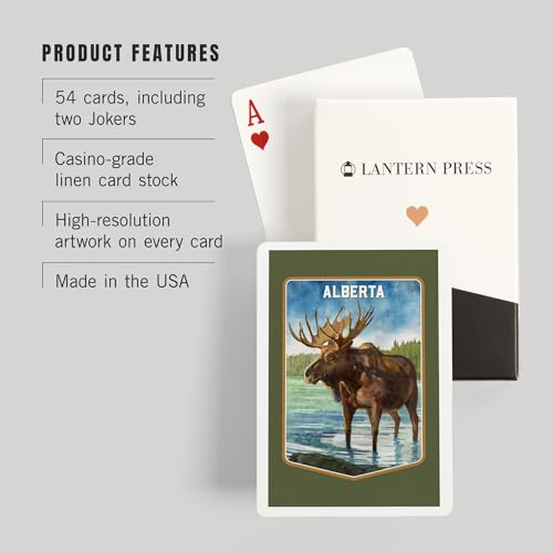 Baraja de 52 cartas poker study acuarela albert miniatura 3