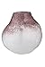 Produktbild GILDE GLAS art Deko Vase - Blumenvase durchgefärbtes Glas - Deko Wohnzimmer Herbst - Geschenk für Frauen Dekoration Weihnachten Geburtstag - Farbe: Weiss Braun - Ø 15 cm Höhe 23 cm