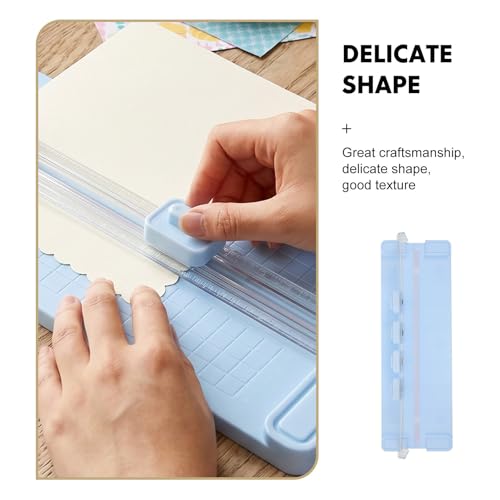 KHBUAB -in-1 for Office Tasks and Crafting Projects Portable Paper Cutter with Ergonomic Handle and Dual Scale Grid, Compact Design Paper Trimmer for Cardstock and Coupon Cutting - Image 3