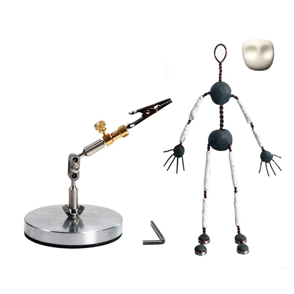 Zestaw do animacji poklatkowej DIY - Konstrukcja rigów do stop motion z 5 łącznikami dla animatorów, statyw do zdjęć poklatkowych,19cm