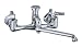 KOHLER K-13624-CP Service Sink Faucet, Polished Chrome