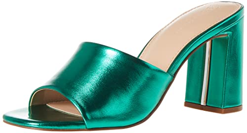 The Drop Women's Pattie High Block-Heeled Mule Sandal