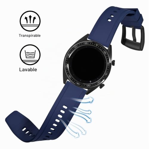 Correa de caucho BISONSTRAP premium de silicona flexible y duradera unisex 3