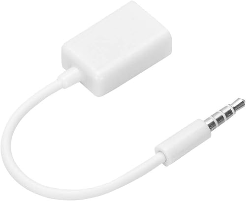 Miniatura 7 de Socobeta Convertidor de cable MP3 TV USB hembra a conector de 0.138 in macho de 0.138 in macho a USB hembra adaptador de cable de audio AUX para