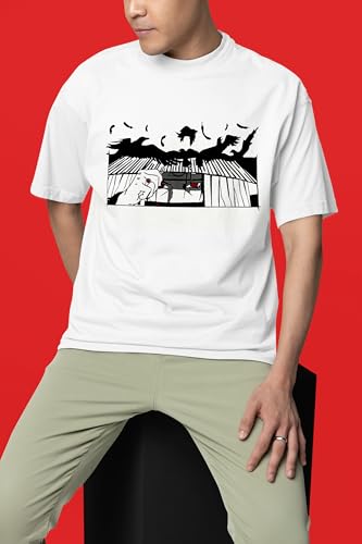 Generic Mumbai Fashion’s Itachi Oversized White T-Shirt - Image 5