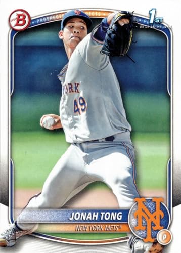 2025 Bowman Prospects Baseball #BP-105 Jonah Tong