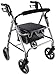 Price comparison product image Aidapt Aluminium Rollator Walking Aid (Eligible for VAT relief in the UK)