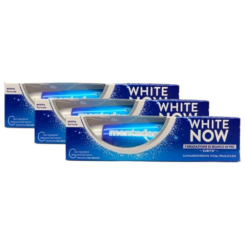 Dentifricio WHITE NOW, Una Gradazione Di Bianco In Più Subito. Con Ingredienti Sbiancanti Dall'Azione Istantanea, Non Abrasivi 75ml (3 Unità)