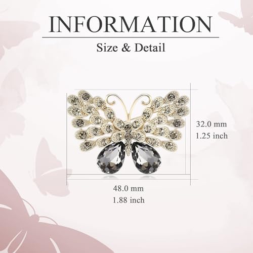 Image of Animal Brooch for Women Girls Rhinestone Animal Brooch Lapel Pin Jewelry Gift for Mom Wife