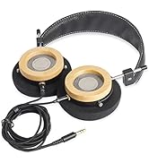okcsc Open-Back Stereo Headset Maple Wooden Shell HiFi Headphones Professional 40mm Driver with 3...