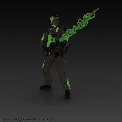 Miniatura 4 de Hasbro Ghostbusters Plasma Series Glow-in-The-Dark Peter Venkman - Figura clásica coleccionable de 1984 a escala de 5.9 in, para niños de 4 años en