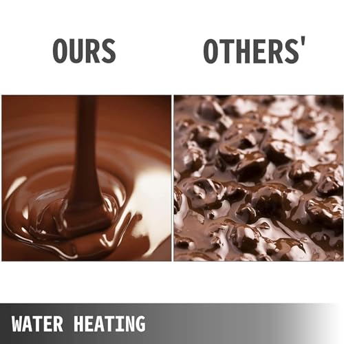Aquecedor Elétrico Alimentos, Máquina Comercial Têmpera Chocolate, Aço Inoxidável, Com Panelas 2kg *