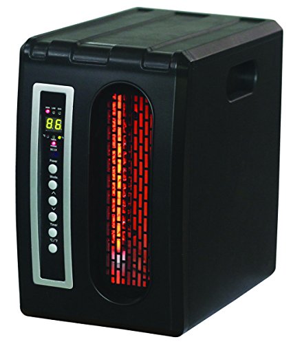 Comfort Glow Qde1320 Comfort Heater, Length: 12.8In, Width: 7.5In, Height: 12.4In, Black #TOP1