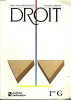 BERHO DROIT 1ERE G. Edition 1987 2091709638 Book Cover