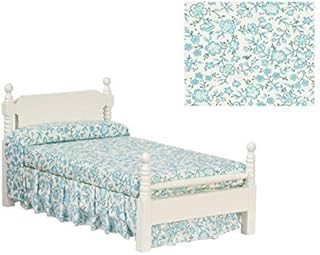 Dollhouse Miniature 1:12 Scale White Single BED #M1901